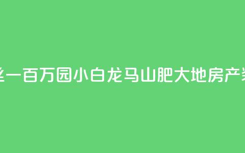 快手粉丝一百万0.01园小白龙马山肥大地房产装修网站,快手粉丝都是老头粉怎么办 - 抖音秒刷最低网站 ds抖音粉  第1张 快手粉丝一百万0.01园小白龙马山肥大地房产装修网站,快手粉丝都是老头粉怎么办 - 抖音秒刷最低网站 ds抖音粉  第1张