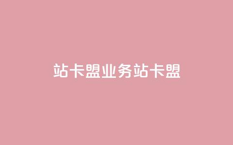b站卡盟业务(B站卡盟 - 资讯分享、增强流量)  第1张
