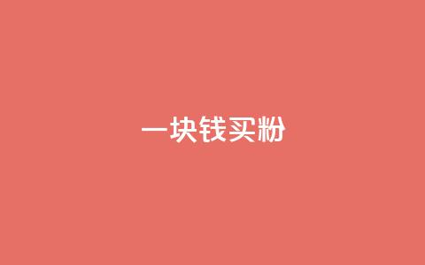 一块钱买1000粉 - 用一元钱购买1000个粉丝，你绝对不容错过~  第1张