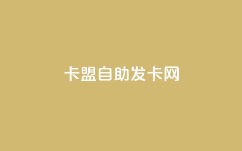 卡盟自助发卡网 - 自助发卡网——卡盟平台优势详解!  第1张 卡盟自助发卡网 - 自助发卡网——卡盟平台优势详解!  第1张