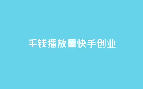 1毛钱10000播放量快手创业 - 1毛钱10000播放量快手创业技巧	，一步步实现爆款视频~  第1张