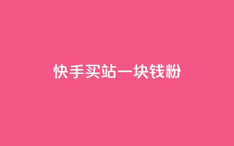 快手买站一块钱1000粉 - 快手一元购站轻松获千粉丝的方法揭秘!  第1张 快手买站一块钱1000粉 - 快手一元购站轻松获千粉丝的方法揭秘!  第1张