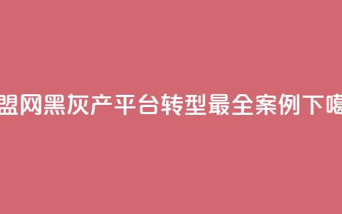 卡盟网，黑灰产平台转型最全案例  第1张