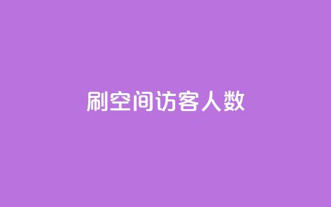 刷空间访客人数 - 刷爆网站流量，提升访客数量！  第1张