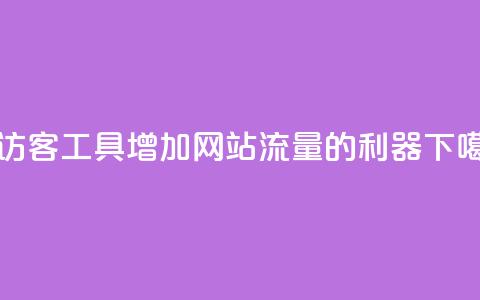 刷访客工具(增加网站流量的利器) 第1张 刷访客工具(增加网站流量的利器) 第1张