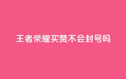 王者荣耀买赞不会封号吗,刷快手粉app - 抖音点赞业务24小时 dy业务自助下单软件  第1张