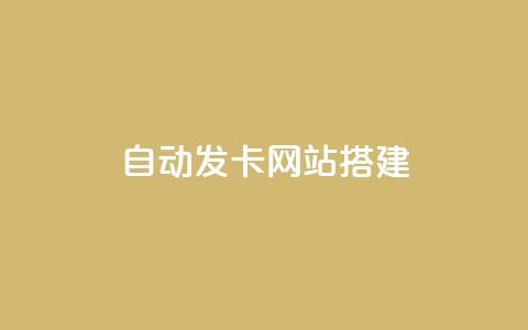 自动发卡网站搭建 - 通过SEO优化快速搭建原始卡片网站。  第1张