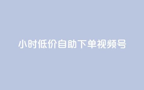 24小时低价自助下单视频号 - 抖音自低价助下单24小时  第1张 24小时低价自助下单视频号 - 抖音自低价助下单24小时  第1张
