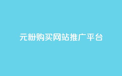1元1000粉 购买网站 推广平台  第1张 1元1000粉 购买网站 推广平台  第1张