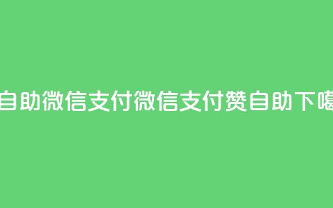 qq赞自助微信支付(微信支付qq赞自助) 第1张 qq赞自助微信支付(微信支付qq赞自助) 第1张