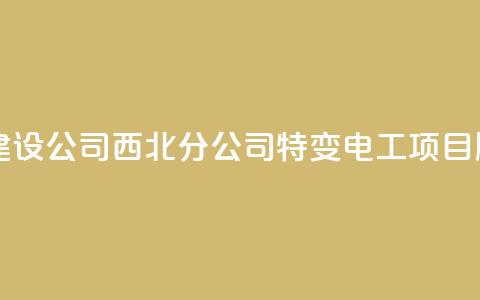 中建六局第一建设公司西北分公司特变电工项目顺利封顶  第1张