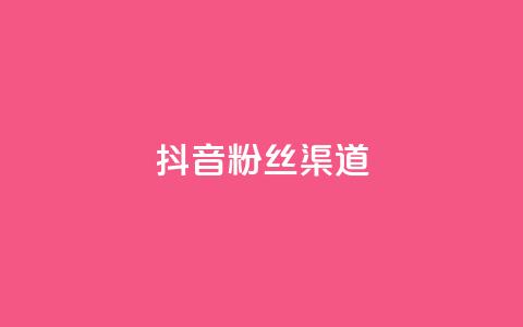 抖音粉丝渠道 - 提升抖音粉丝增长的方法。  第1张