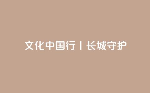 文化中国行丨长城·守护 第1张 文化中国行丨长城·守护 第1张