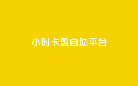 24小时卡盟自助平台 - 24小时自助卡盟平台规划指南!  第1张 24小时卡盟自助平台 - 24小时自助卡盟平台规划指南!  第1张