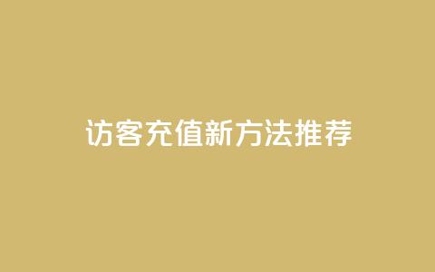 qq访客充值新方法推荐  第1张 qq访客充值新方法推荐  第1张