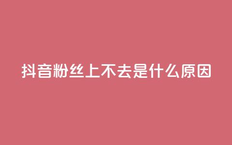 抖音粉丝上不去是什么原因,一元100个赞 - 巨量千川和抖加的区别 qq空间点赞秒赞下载  第1张 抖音粉丝上不去是什么原因,一元100个赞 - 巨量千川和抖加的区别 qq空间点赞秒赞下载  第1张
