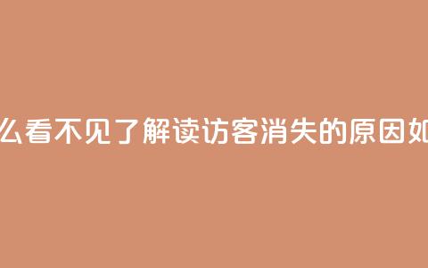qq访客怎么看不见了(解读QQ访客消失的原因，如何解决)  第1张