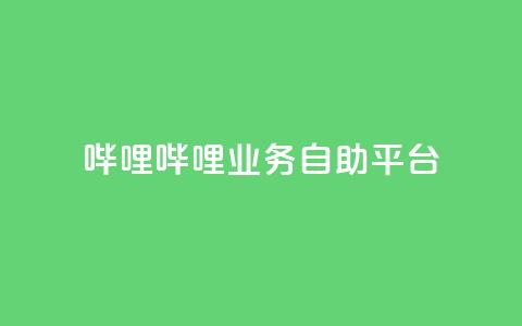 哔哩哔哩业务自助平台 - 哔哩哔哩自助平台:优化您的业务经营!  第1张 哔哩哔哩业务自助平台 - 哔哩哔哩自助平台:优化您的业务经营!  第1张