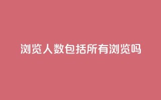 qq浏览人数包括所有浏览吗 - qq浏览人数是否包含所有浏览？!