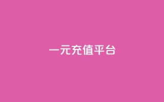 一元充值平台 - 一元充值平台的优势与使用指南!