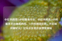 小红书阅读24小时服务平台，小红书阅读24小时服务平台是真的吗，24小时阅读狂欢，开启知识新纪元！亿乐社区低价自营货源站
