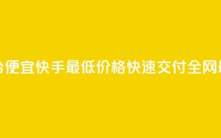 全网最低业务平台便宜快手(最低价格,快速交付,全网最便宜的业务平台)
