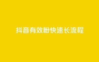 抖音500有效粉快速长流程 - 如何快速增加抖音账号500名真实粉丝?!