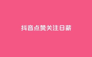 抖音点赞关注日薪300 - 抖音点赞关注日赚300元!