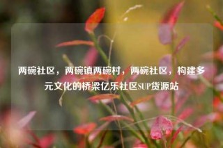 两碗社区,两碗镇两碗村,两碗社区,构建多元文化的桥梁亿乐社区SUP货源站