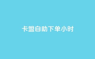 卡盟自助下单24小时 - 全天候自助下单:卡盟重写标题!
