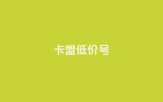 卡盟低价qq号 - 获取低价QQ号,尽在卡盟!!