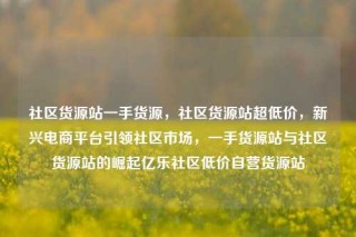 社区货源站一手货源，社区货源站超低价，新兴电商平台引领社区市场，一手货源站与社区货源站的崛起亿乐社区低价自营货源站