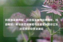 抖音涨流量网站,抖音涨流量网站有哪些,抖音崛起,解锁新营销策略与流量增长路径亿乐社区低价自营货源站