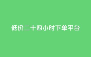 Dy低价二十四小时下单平台 - Dy低价24小时快速下单平台-特惠优惠，一键购买商品!
