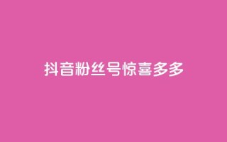 抖音粉丝号 惊喜多多.cn - 抖音粉丝号「惊喜多多.cn」:获取更多惊喜,打造火爆抖音粉丝号~