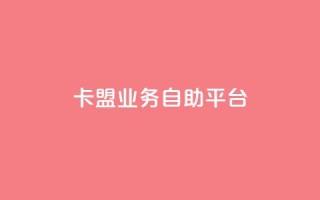 卡盟业务自助平台 - 高效便捷的卡盟业务自助平台,随心所欲助力您的业务发展~