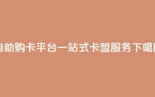 自助购卡平台:一站式卡盟服务