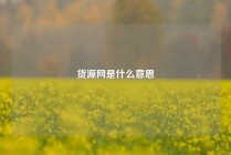 货源网是什么意思