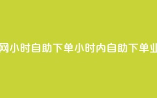 QQ业务网24小时自助下单(24小时内自助下单,QQ业务网)