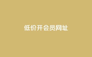 低价开qq会员网址 - 低价QQ会员,全年特惠!~