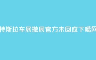 特斯拉车展撤展!官方未回应