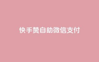 快手赞自助微信支付 - 快手赞微信支付自助操作指南!