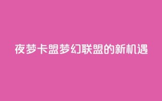 夜梦卡盟:梦幻联盟的新机遇