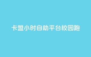 卡盟24小时自助平台校园跑 - 校园跑自助卡盟全天候服务平台!