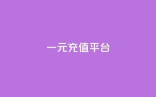 一元充值平台 - 一元充值网站:便捷快速充值,让您轻松畅游!