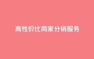 高性价比商家分销服务