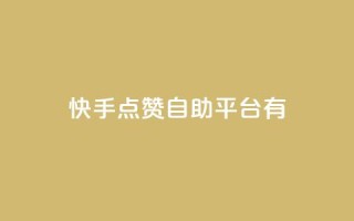 快手点赞自助平台有 - 快手点赞自助平台:提升快手视频曝光的利器!