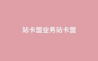 b站卡盟业务(B站卡盟 - 资讯分享、增强流量)