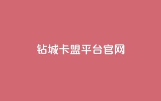 钻城卡盟平台官网 - 钻城卡盟官网全面解析与使用指南!