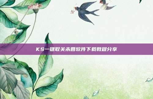 KS一键取关未回软件下载教程分享  第1张